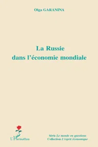 La Russie dans l'économie mondiale_cover