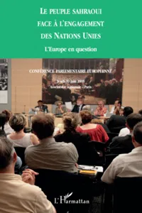 Le peuple sahraoui face à l'engagement des Nations Unies_cover