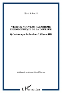 Vers un nouveau paradigme philosophique de la douleur_cover