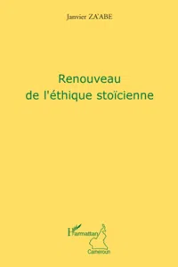 Renouveau de l'éthique stoïcienne_cover