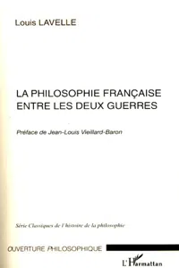 La philosophie française entre les deux guerres_cover