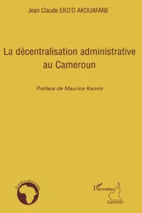 La décentralisation administrative au Cameroun_cover