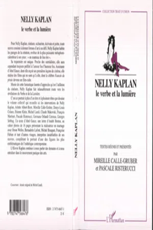 Nelly Kaplan le verbe et la lumière