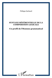 Syntaxe référentielle de la composition lexicale_cover