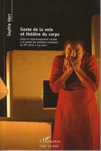 Geste de la voix et théâtre du corps_cover