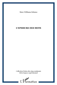 L'Epissure des mots_cover