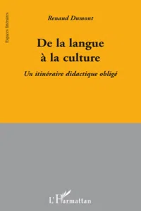 De la langue à la culture_cover