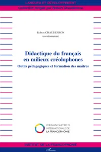 Didactique du français en milieux créolophones_cover