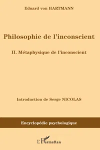 Philosophie de l'inconscient_cover