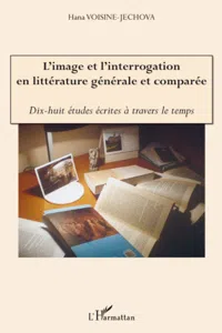 L'Image et l'interrogation en littérature générale et comparée_cover