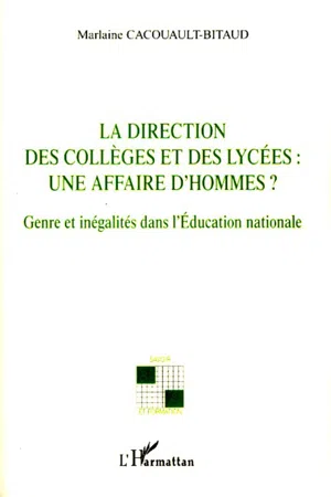 La direction des collèges et des lycées: une affaire d'hommes?