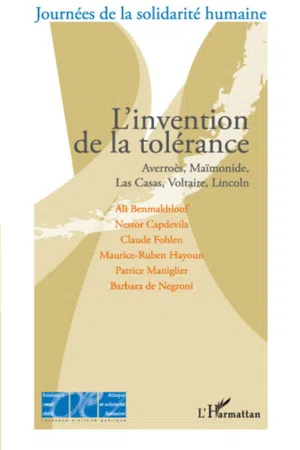 L'invention de la tolérance