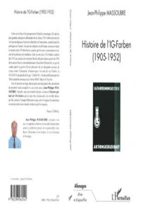 HISTOIRE DE L'IG-FARBEN 1905-1952_cover