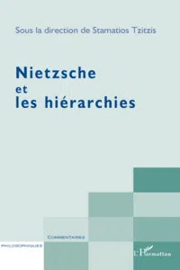 Nietzsche et les hiérarchies_cover