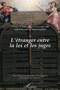 L'étranger entre la loi et les juges_cover