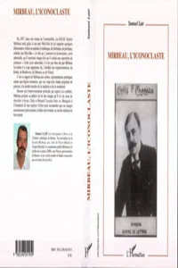 Mirbeau, l'iconoclaste_cover