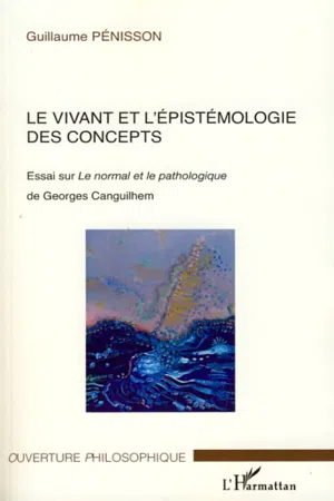 Le vivant et l'épistémologie des concepts