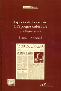 Aspects de la culture à l'époque coloniale_cover