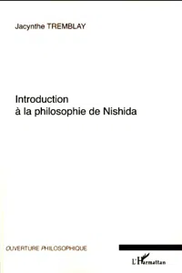 Introduction à la philosophie de Nishida_cover