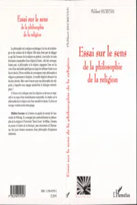 Essai sur le sens de la philosophie de la religion_cover