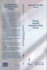 Innovation, management des processus et création de valeur_cover