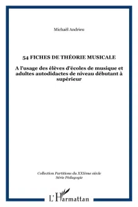 54 fiches de théorie musicale_cover