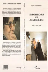 Itinéraire et combats d'une avocate israélienne_cover