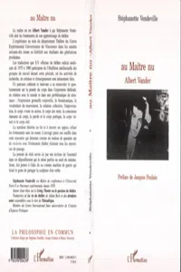 Au Maître nu, Albert Vander_cover