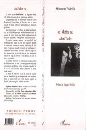 Au Maître nu, Albert Vander