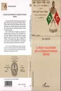 La franc-maçonnerie de la Turquie ottomane 1908-1924_cover