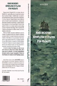 Henri Rochefort : déportation et évasion d'un polémiste_cover