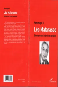 Hommage à Léo Matarasso_cover