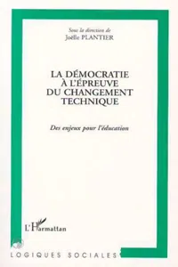 La démocratie à l'épreuve du changement technique_cover