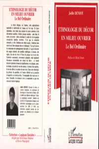 Ethnologie du décor en milieu ouvrier_cover