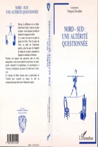 NORD-SUD : UNE ALTERITE QUESTIONNEE_cover