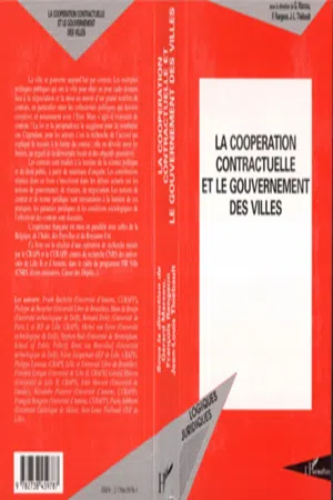 La coopération contractuelle et le gouvernement des villes