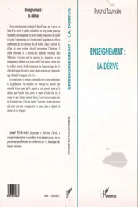 Enseignement : la dérive_cover