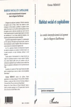 HABITAT SOCIAL ET CAPITALISME