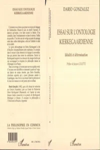 ESSAI SUR L'ONTOLOGIE KIERKEGAARDIENNE_cover