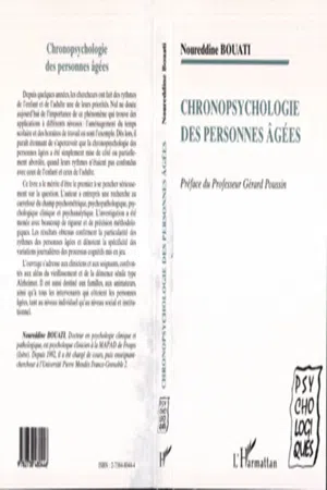 CHRONOPSYCHOLOGIE DES PERSONNES ÂGÉES