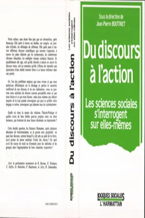 Du discours à l'action : les sciences sociales s'interrogent sur elles-mêmes