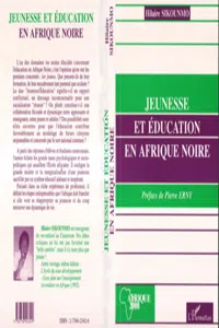 Jeunesse et éducation en Afrique Noire_cover