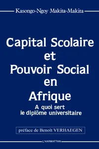 Capital scolaire et pouvoir social en Afrique_cover