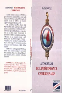 AU TOURNANT DE L'INDEPENDANCE CAMEROUNAISE_cover