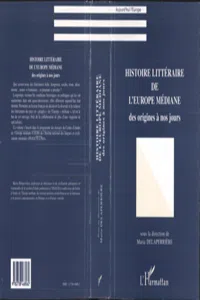 Histoire littéraire de l'Europe médiane des origines à nos jours_cover