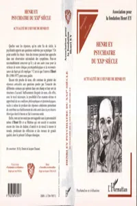 Henri Ey psychiatre du XXIe siècle_cover