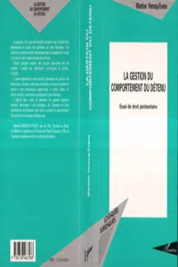 La Gestion du Comportement du Détenu_cover