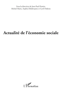 ACTUALITE DE L'ECONOMIE SOCIALE_cover