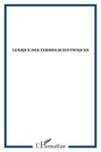 Lexique des termes scientifiques_cover