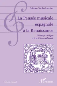 La Pensée musicale espagnole à la Renaissance_cover